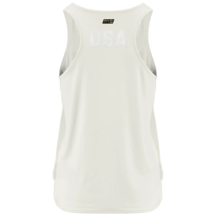 Kappa - T-Shirts & Top Donna Bianco - KOMBAT DREAM US