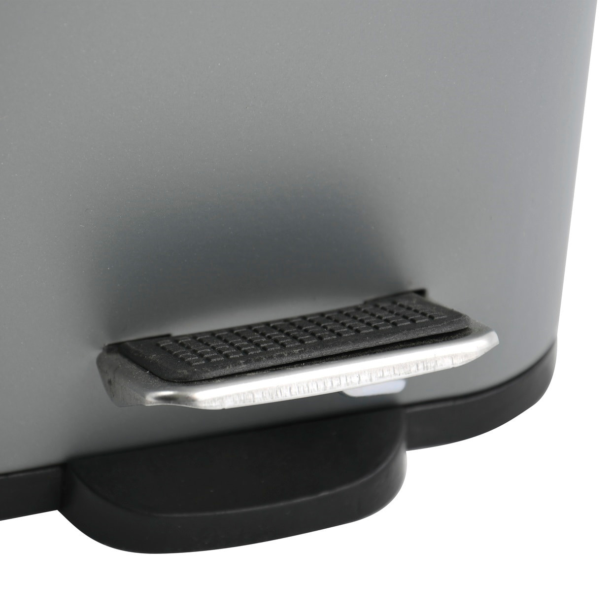 Cubo de basura con pedal ERIK de 5L en color Antracita - 14x28x29cm