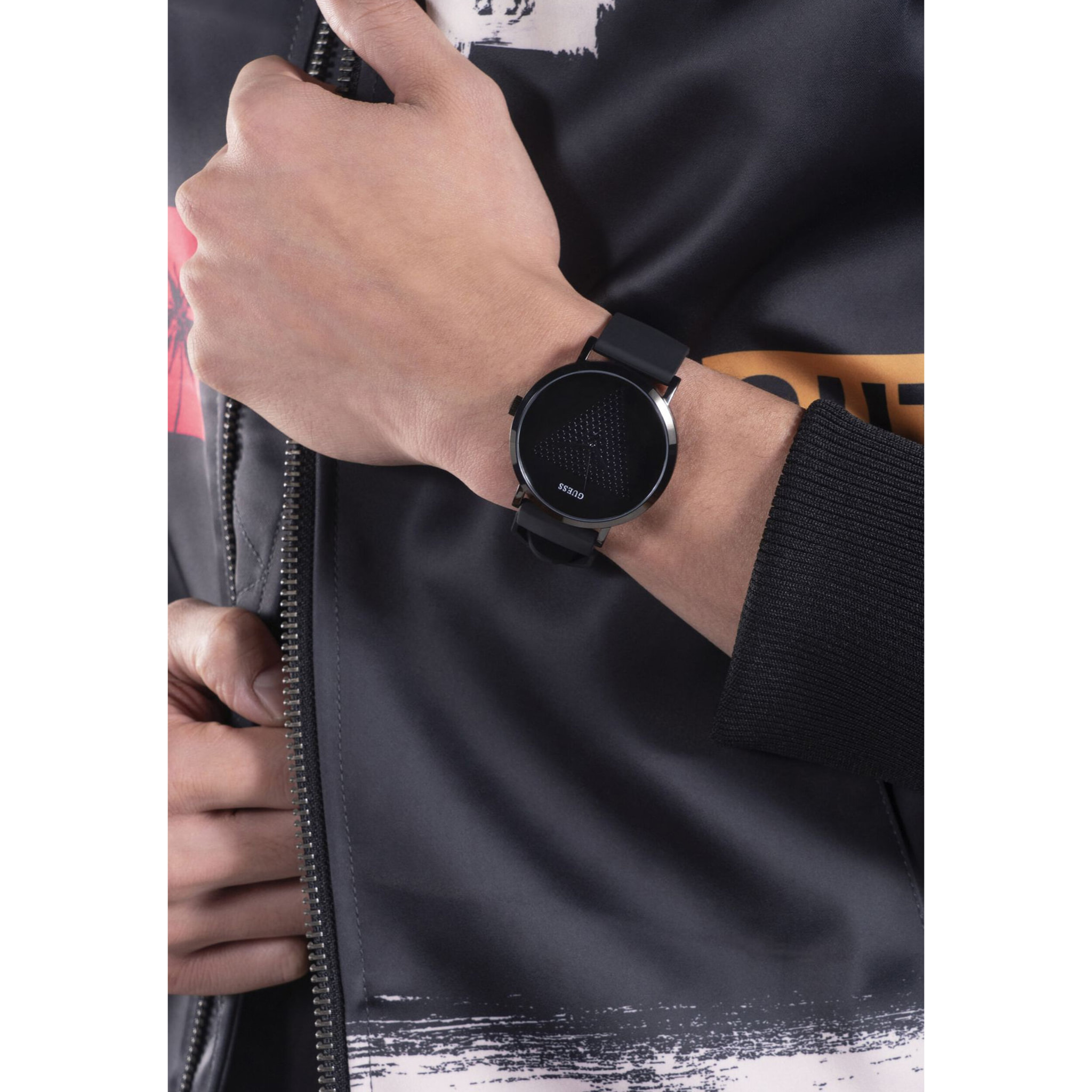 Guess Orologio Analogico Al Quarzo Gt Imprint