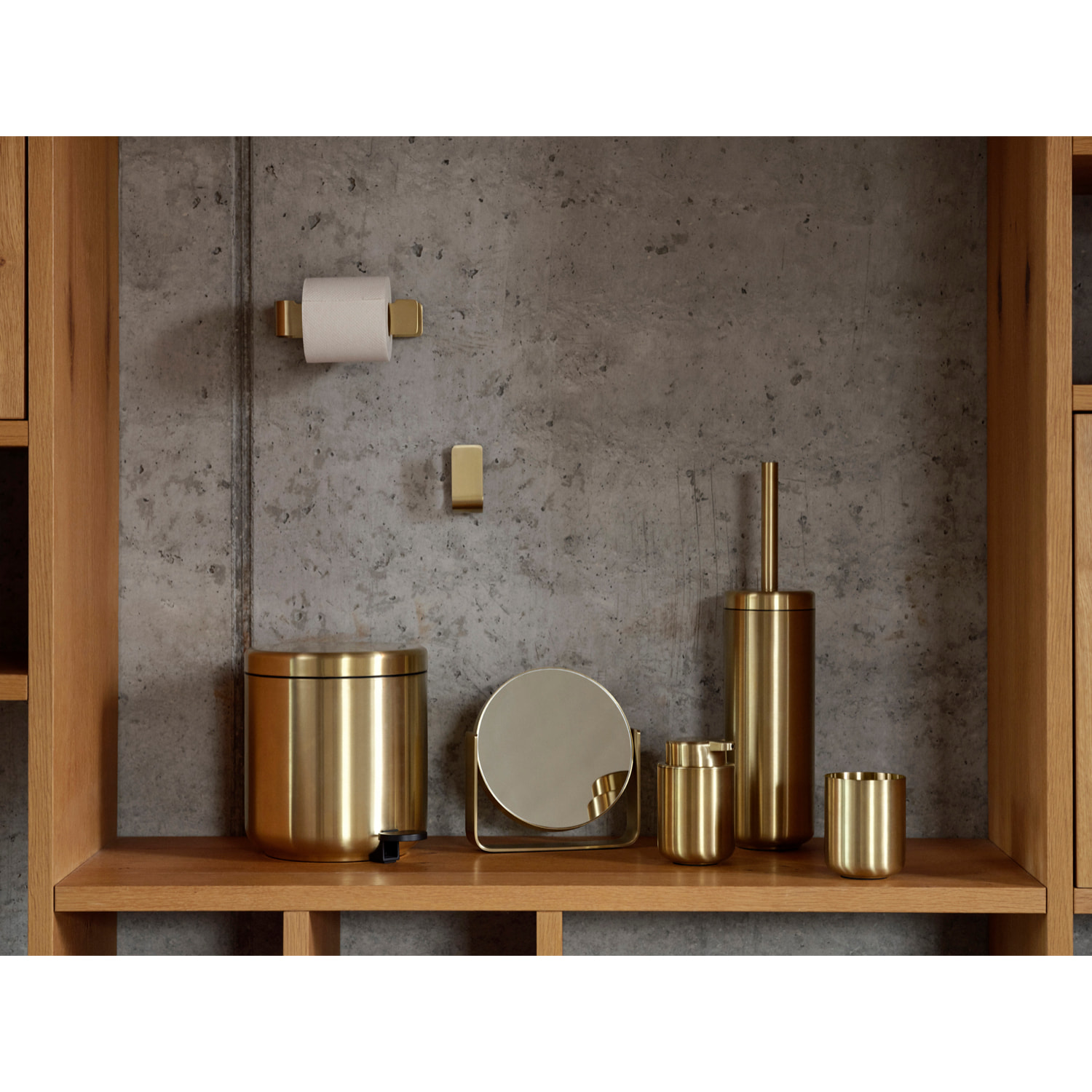 Miroir de table avec grossissement 5 x Ume Gris clair