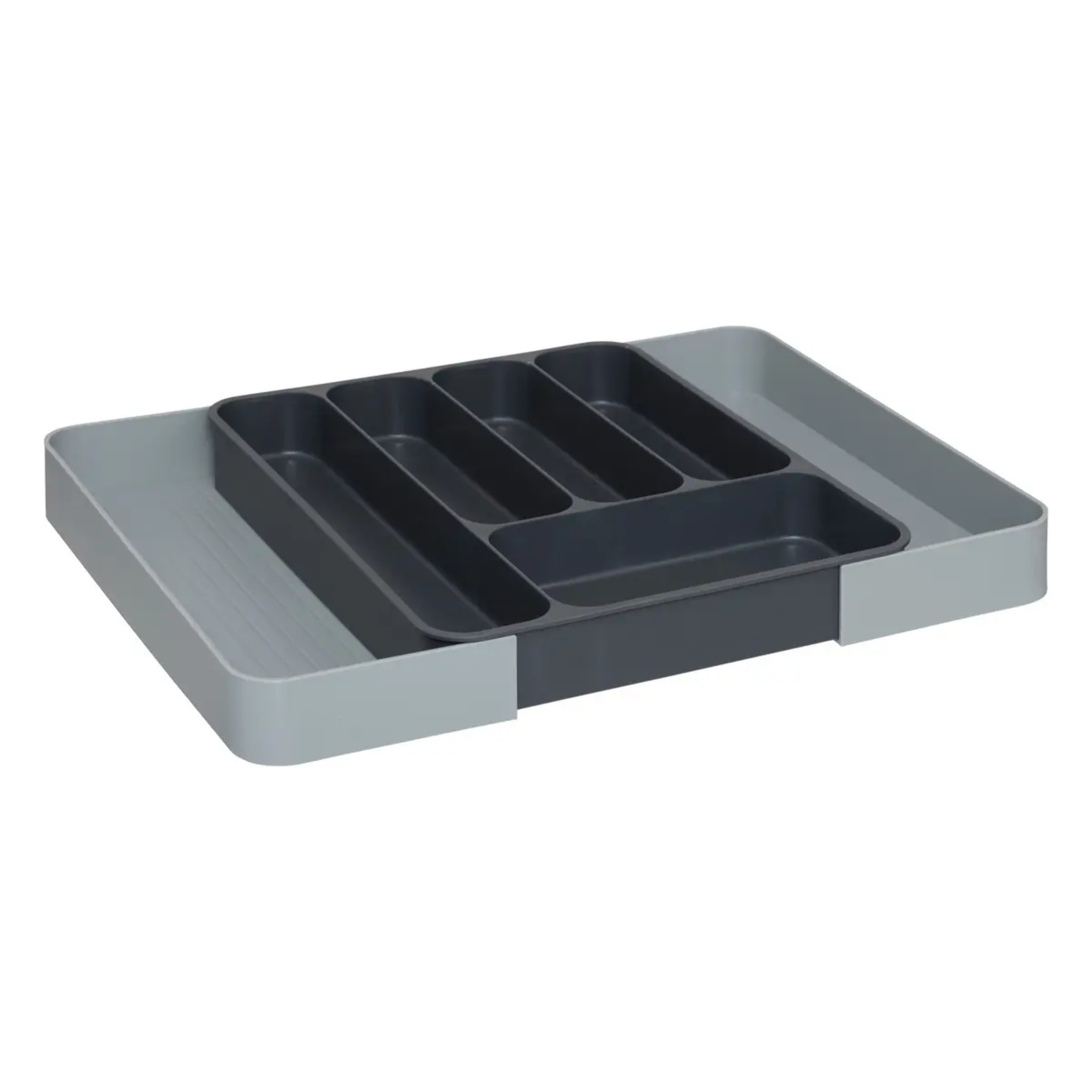 Range-couverts extensible gris