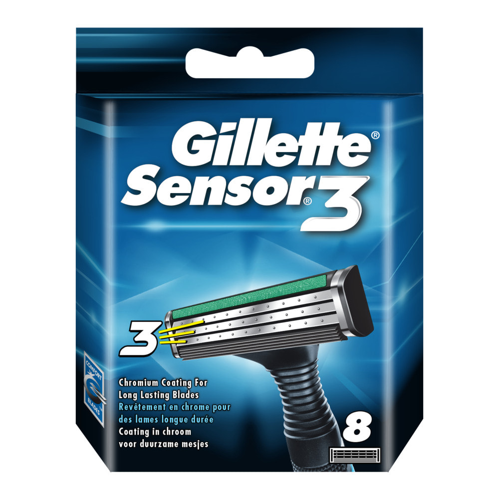 3x8 Lames de rasoir Gillette Sensor3