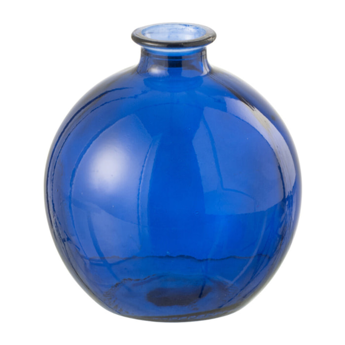 J-Line Vase Ball Glass Blue