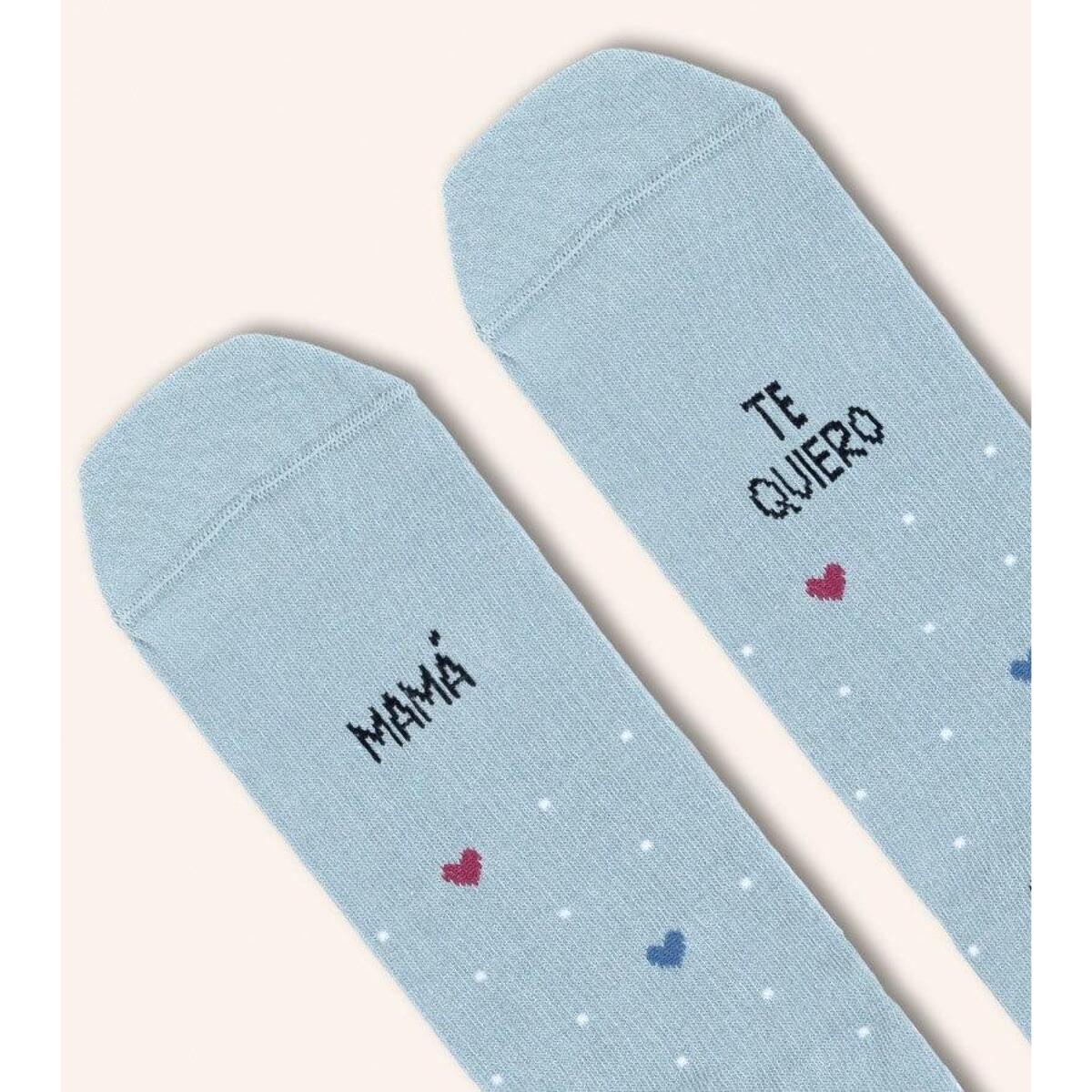 Calcetines "Mamá, te quiero" Corazones