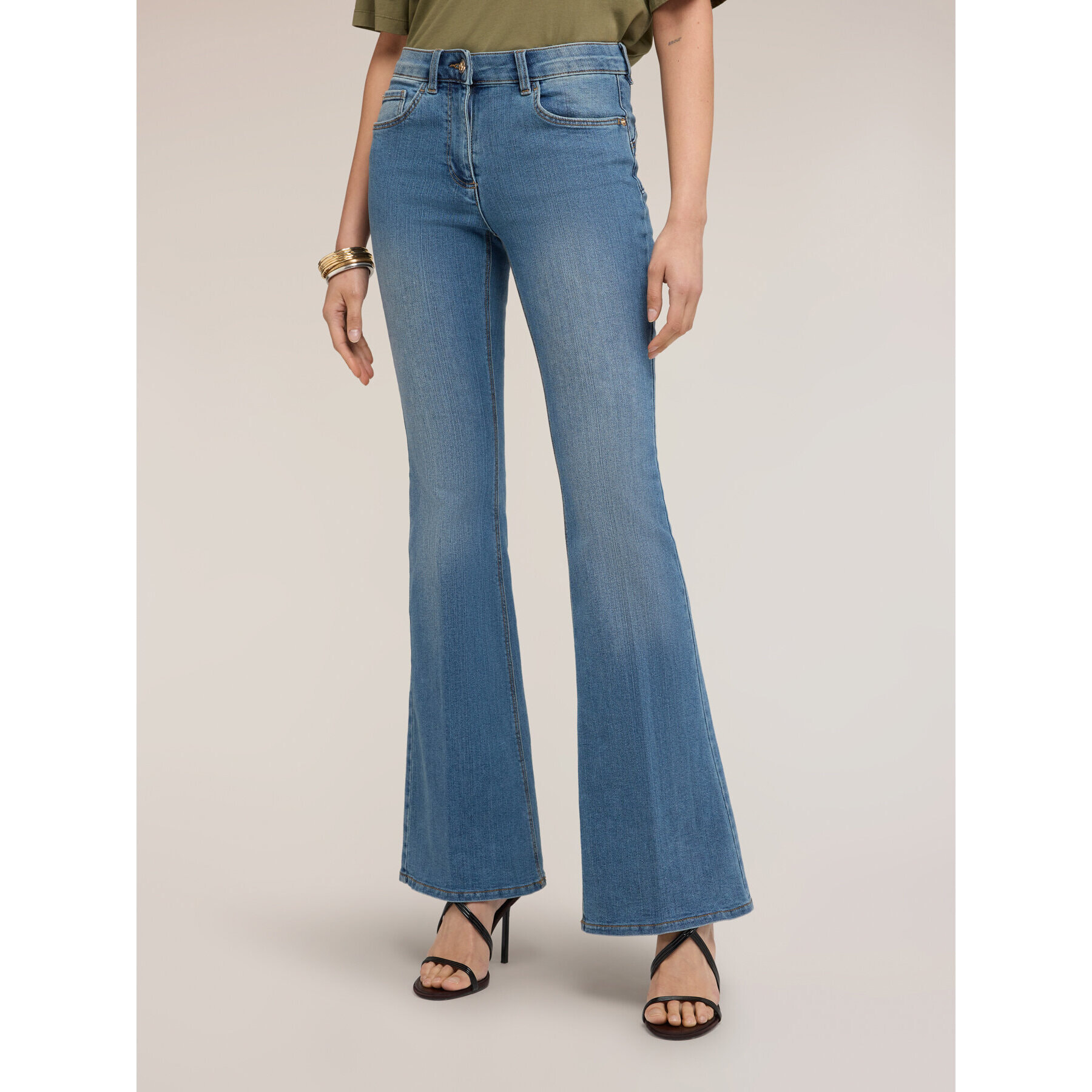 Motivi - Jeans flare light blue - Azzurro