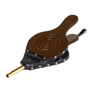 Soufflet à feu en bois marron