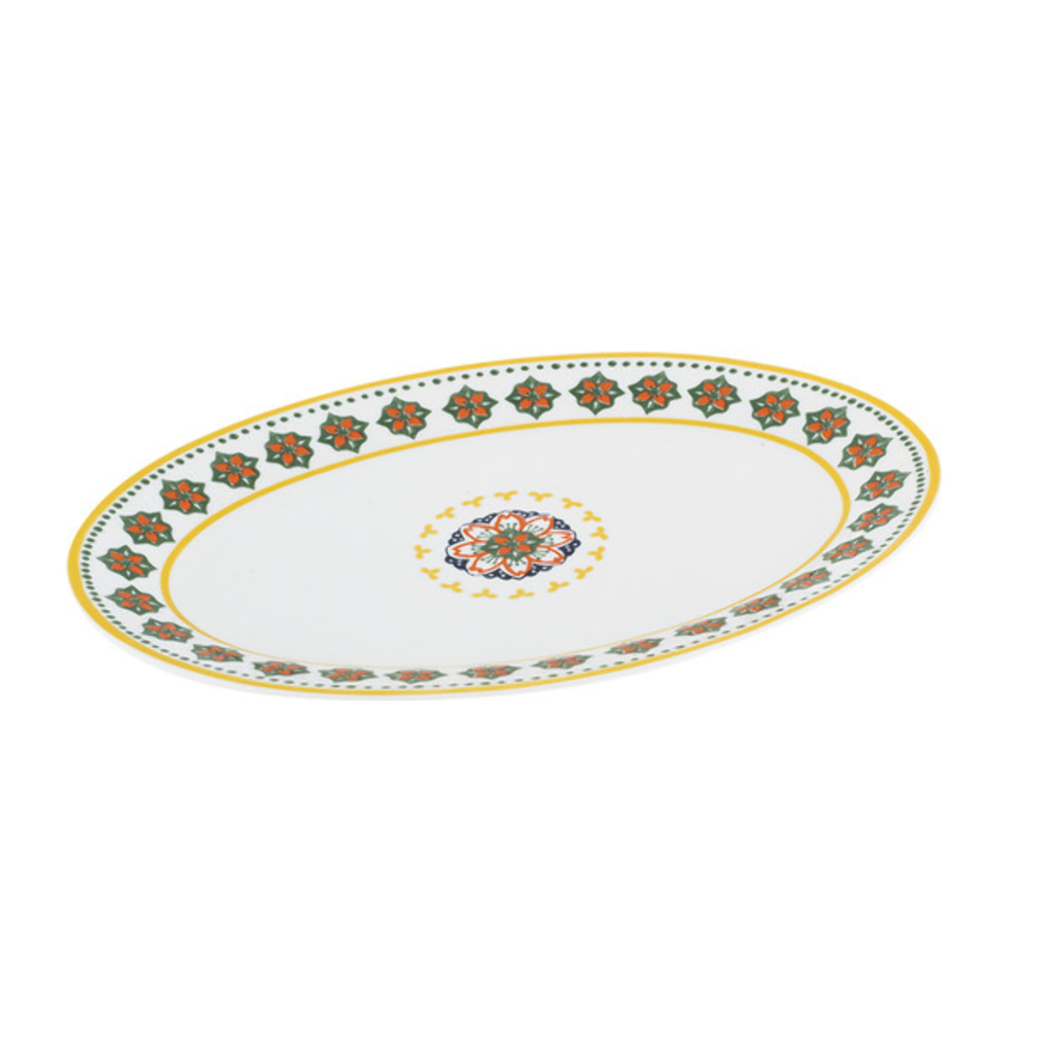Piatto da portata ovale Gardeny in new bone china