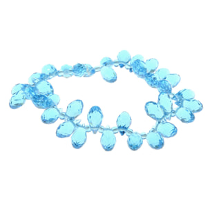 J-Line Bracel. Elast.Goutte 6X12mm Turq