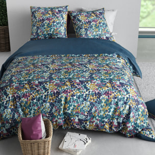 Parure Housse De Couette 3pcs 100% Coton 57 Fils PEONY