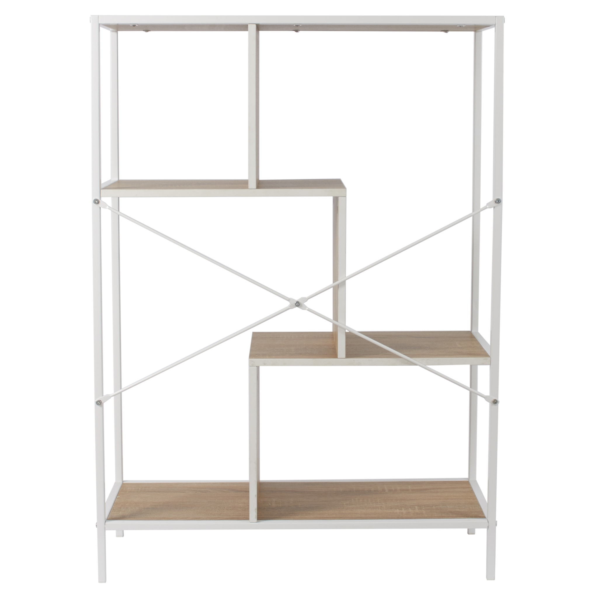 ETAGERE EDISON BLANC 80X30X113CM