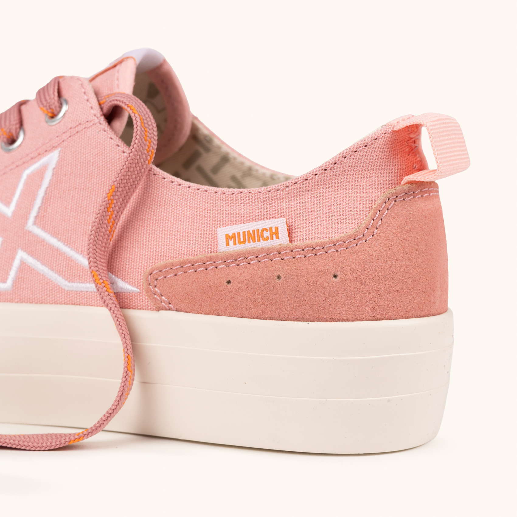 Zapatilla de lona rosa con plataforma MUNICH MUNICH SWING SKY 08