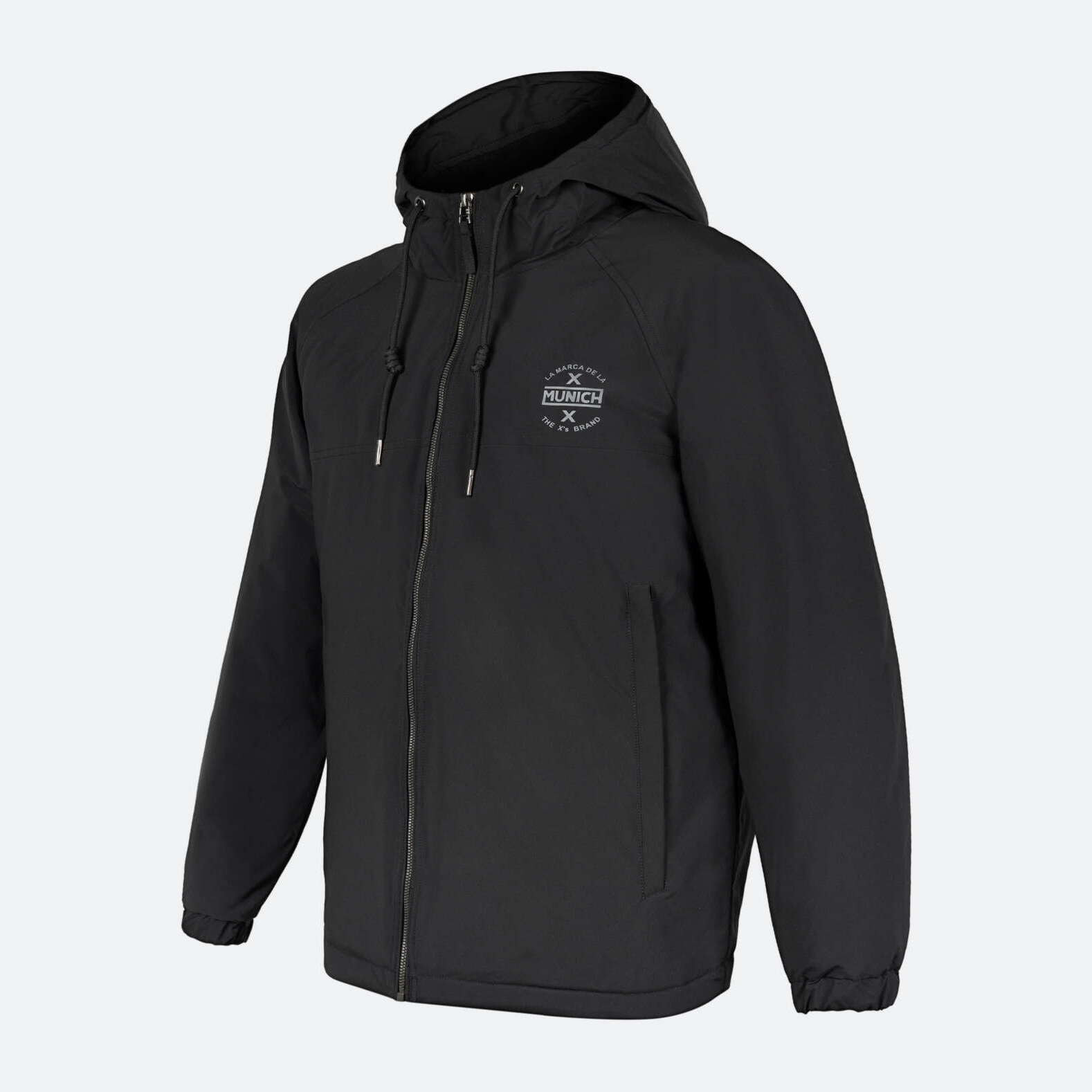 Chaqueta MUNICH lift casual de polyester negra