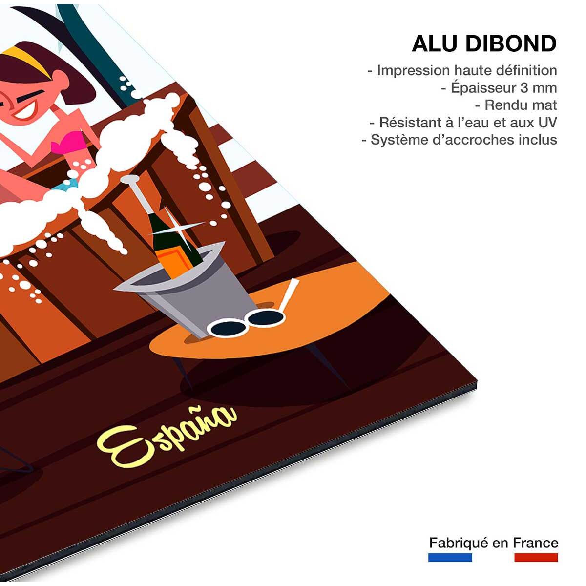 Tableau  sierra nevada Tableau alu Dibond