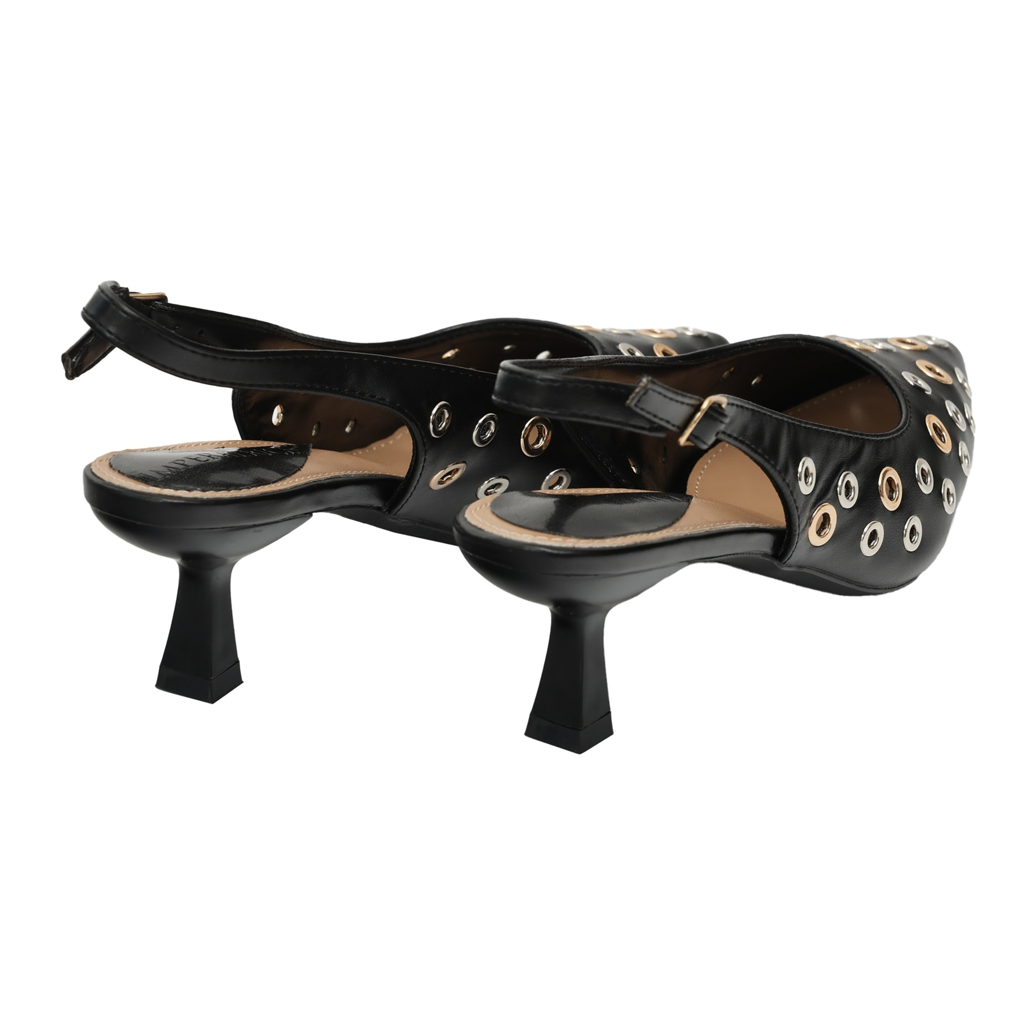 Decolletè borchie - tacco7,0 cm