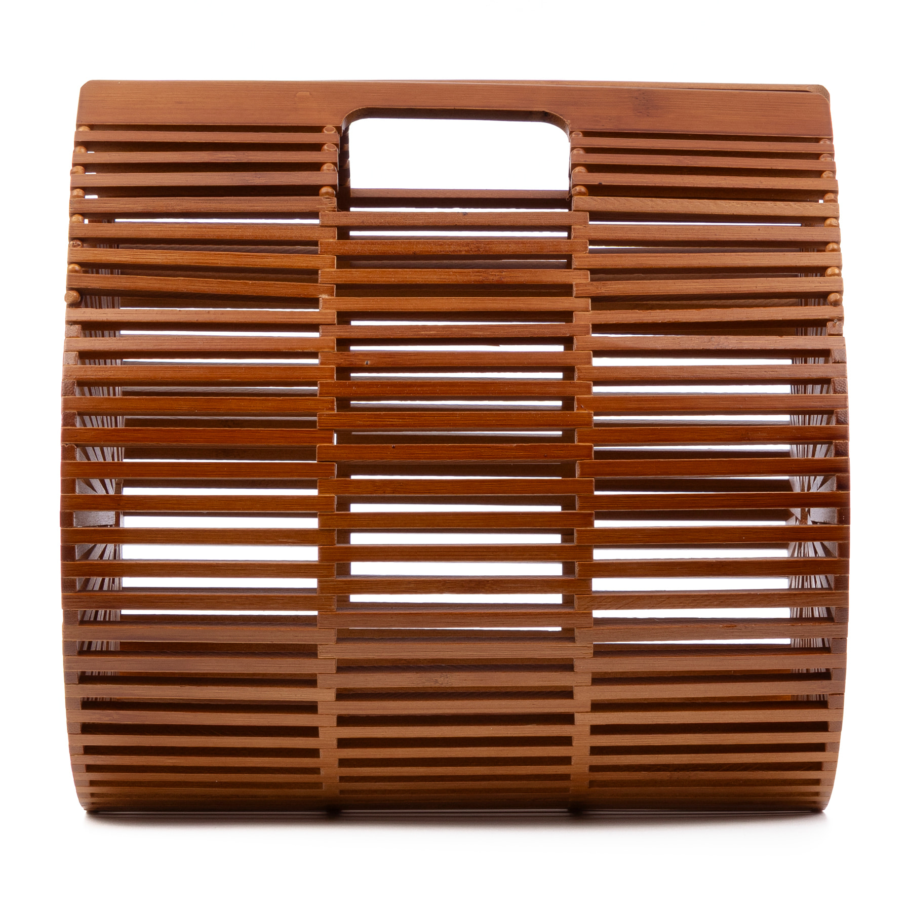 Zerfaliu bolso de mano de madera.