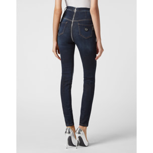 PHILIPP PLEIN Jegging de cintura alta