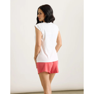 Camiseta Manga Corta Blanco - Lifiori