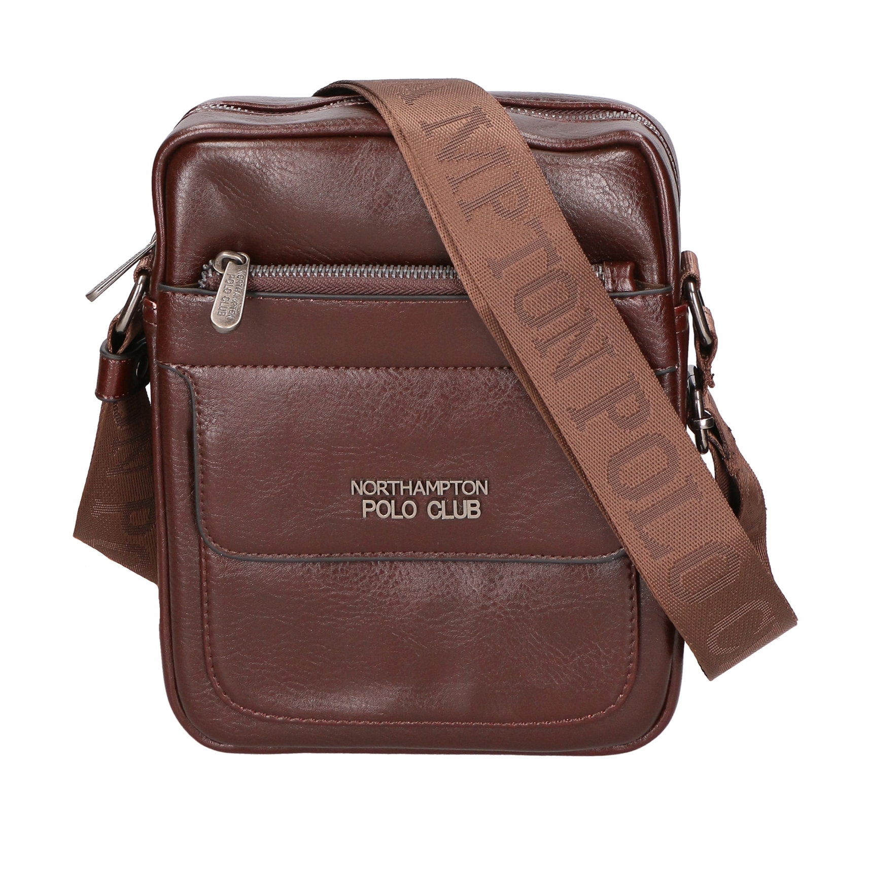 Borsa a tracolla da Uomo in Ecopelle Prodotto Vegano 19x23x6 cm