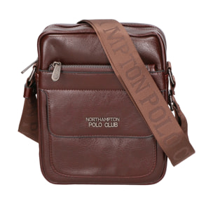 Borsa a tracolla da Uomo in Ecopelle Prodotto Vegano 19x23x6 cm