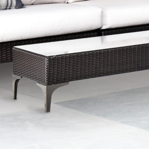 Mesa de centro de jardín – Ratán sintético