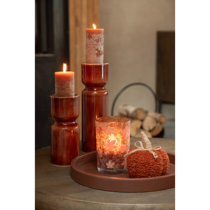 J-Line citrouille - tissu - rouille - small - set de 2