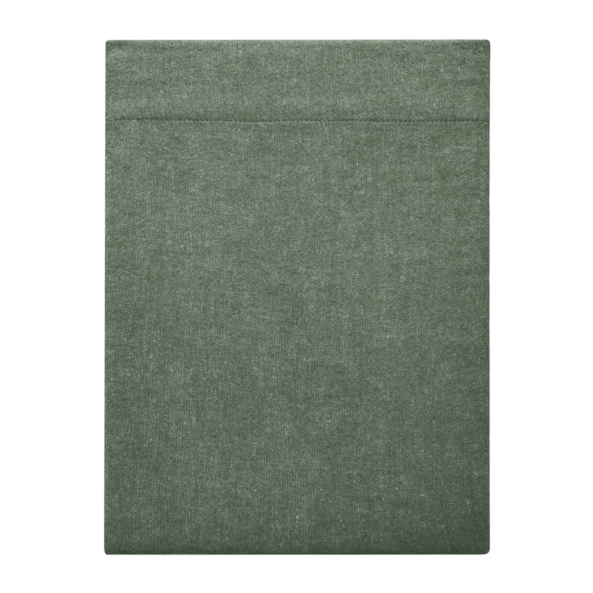Drap plat uni en flanelle de coton, FRISSON, Vert Lichen