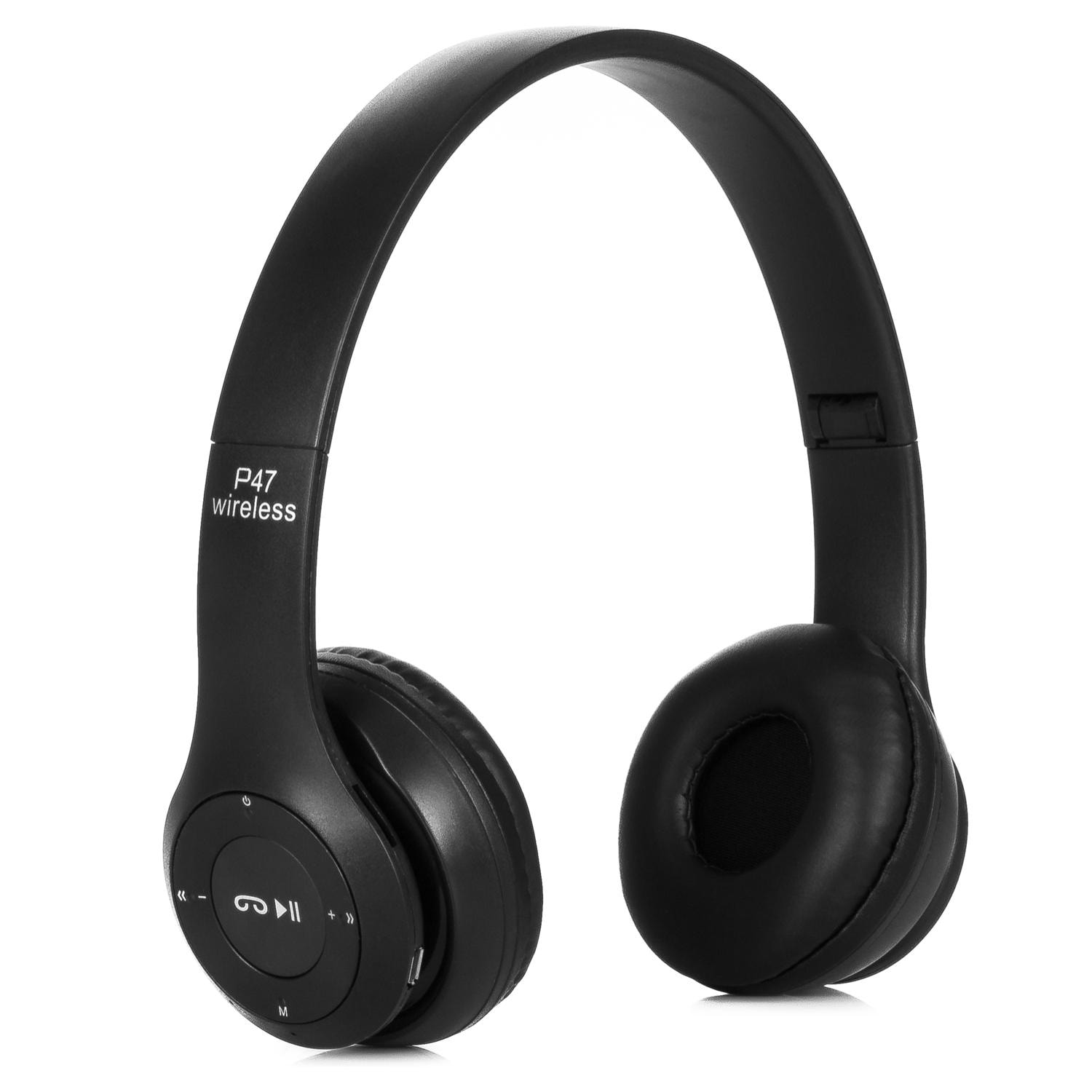 Cascos auriculares P47 Bluetooth 5.0 +EDR con radio FM incorporada y lector de Micro SD.