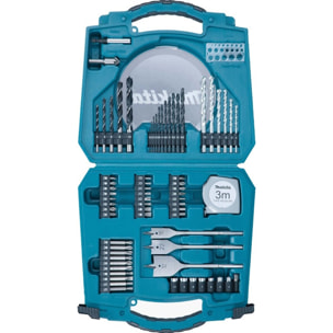 Coffret ensemble d'accessoires MAKITA 71 pièces - D-47145