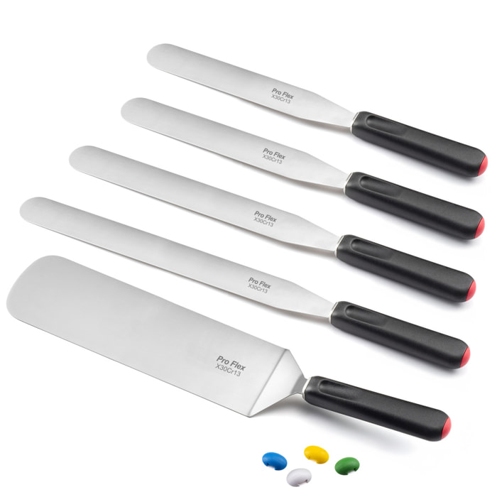 Pro Flex - Set 5 spatules de cuisson