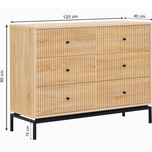 Commode 6 tiroirs - TALIA