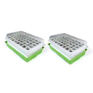 Kits de germination 40 godets accélérateurs de croissance - Lot de 2