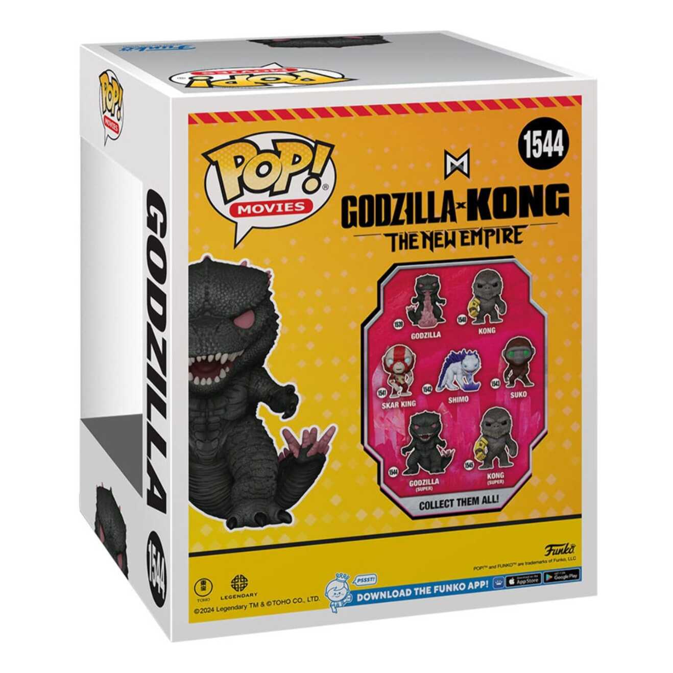 Godzilla Vs Kong 2 Oversized Pop! Vinile Figura Godzilla 15 Cm Funko