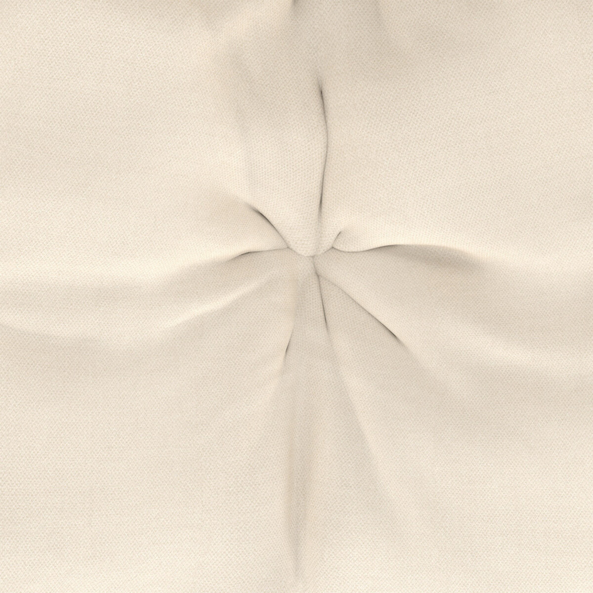 Fauteuil de jardin à bascule Lois rotin et coussin écru