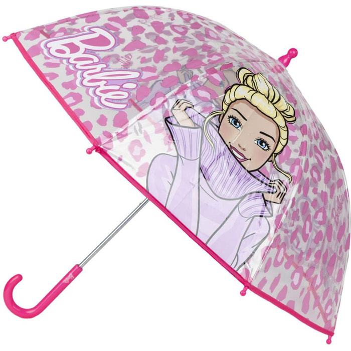Paraguas Manual Burbuja Barbie 45 Cm