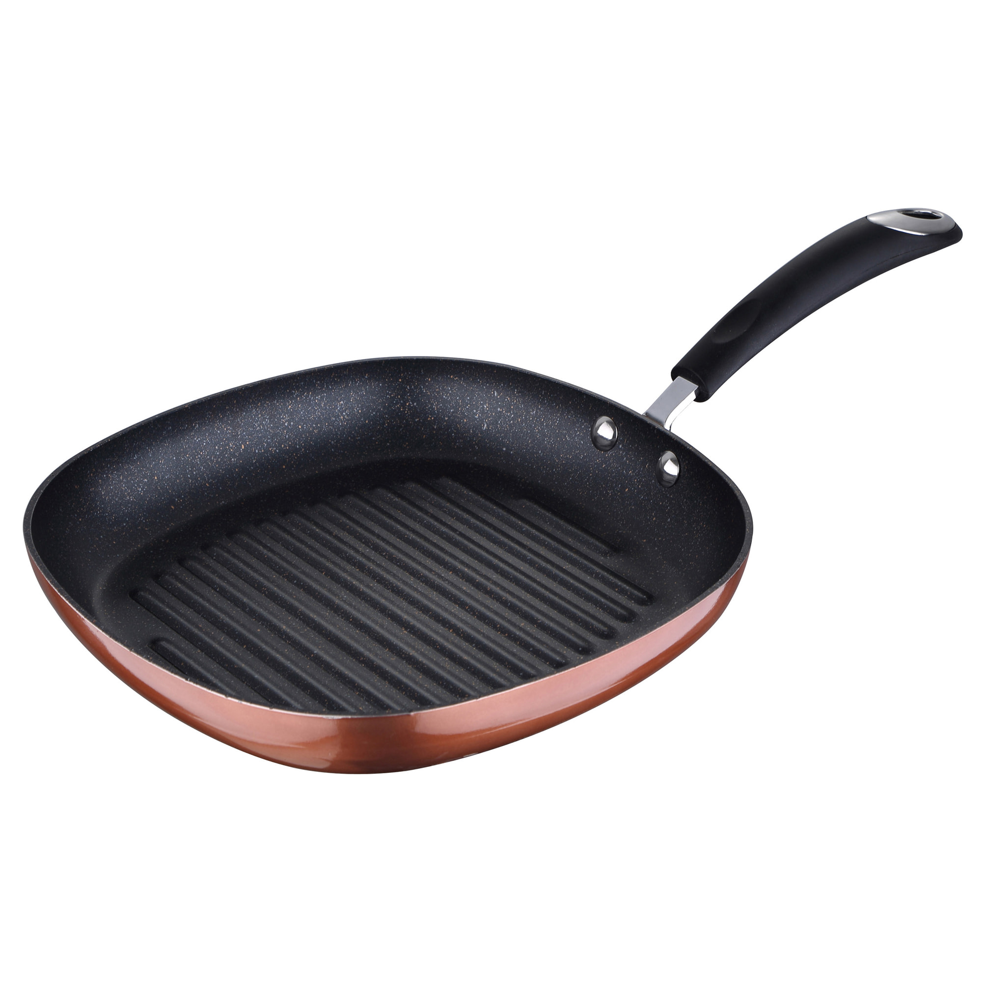 Set de Sartenes San Ignacio Premium color cobre- Ø20/24/28 + Grill 28 cms.