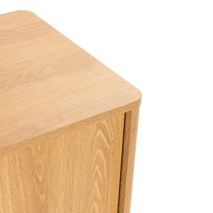 Aparador Nassau 3 puertas efecto Roble