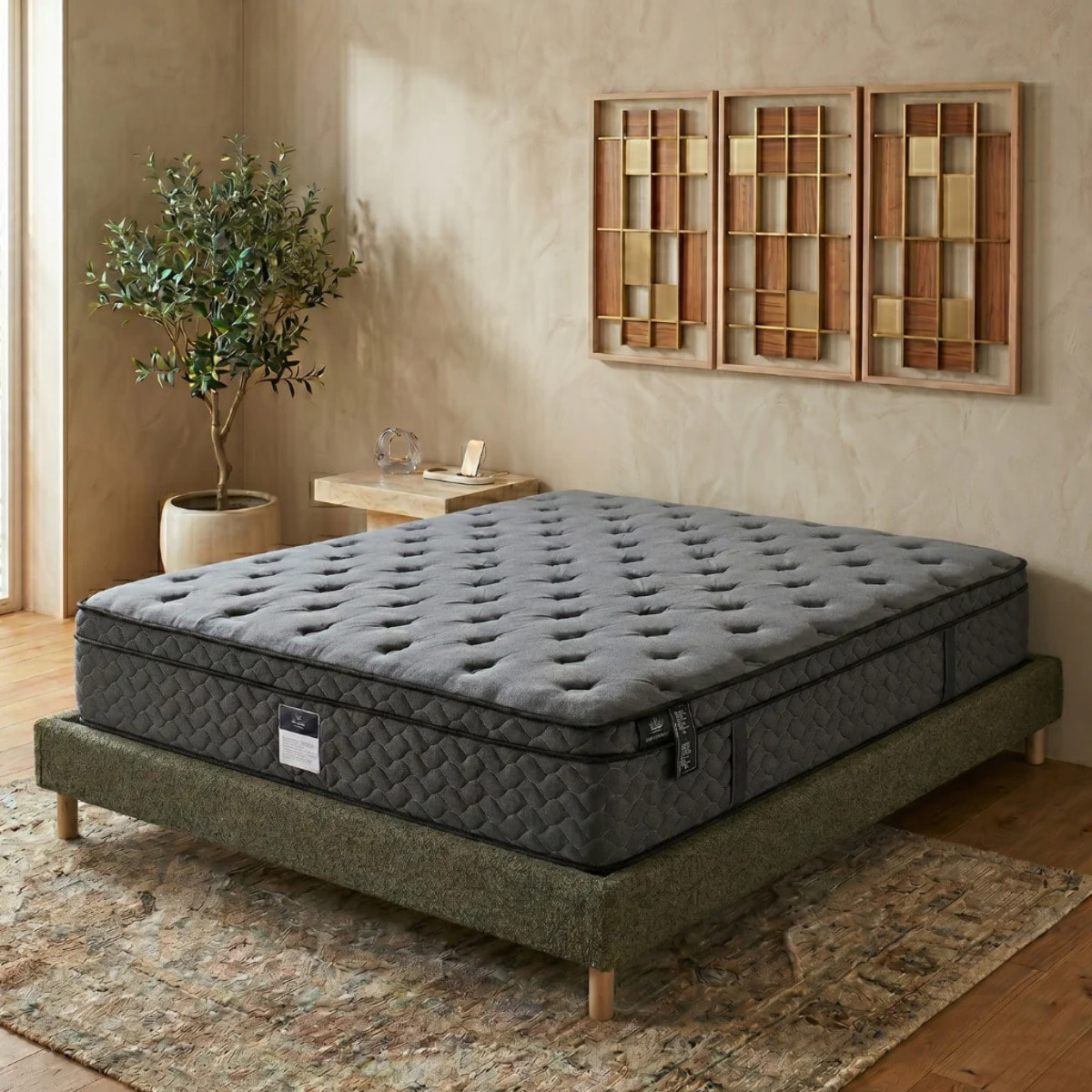 Matelas Luxury | Mémoire de forme, Latex & Ressorts ensachés | 30cm