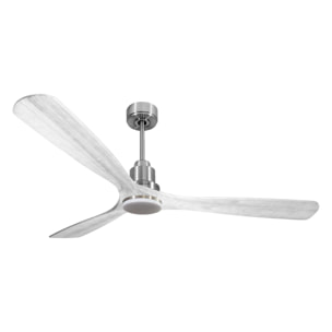 Ventilador de techo Modo Invierno/Verano Termostato Dimable Wifi Motor DC Techos Inclinados Mando a Distancia Luz tres tonos Hypersilence Memoria Vendible Shopify (AUTOMATICO) MadeiraD166C04LED64552 PURLINE