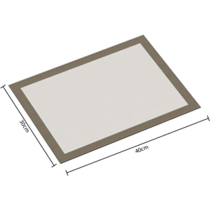 Tapis de cuisson 5FIVE silicone + fibre verre 40x30
