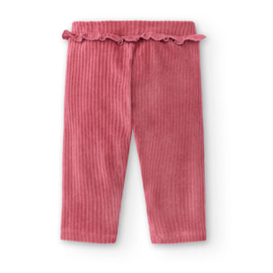 Pantaloni Da Bambino In Velluto A Coste Rosa