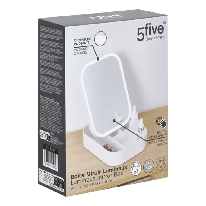 Miroir lumineux L19,8cm