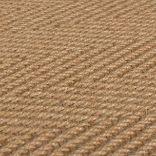 Tapis en jute antiderapant de couloir KIRA