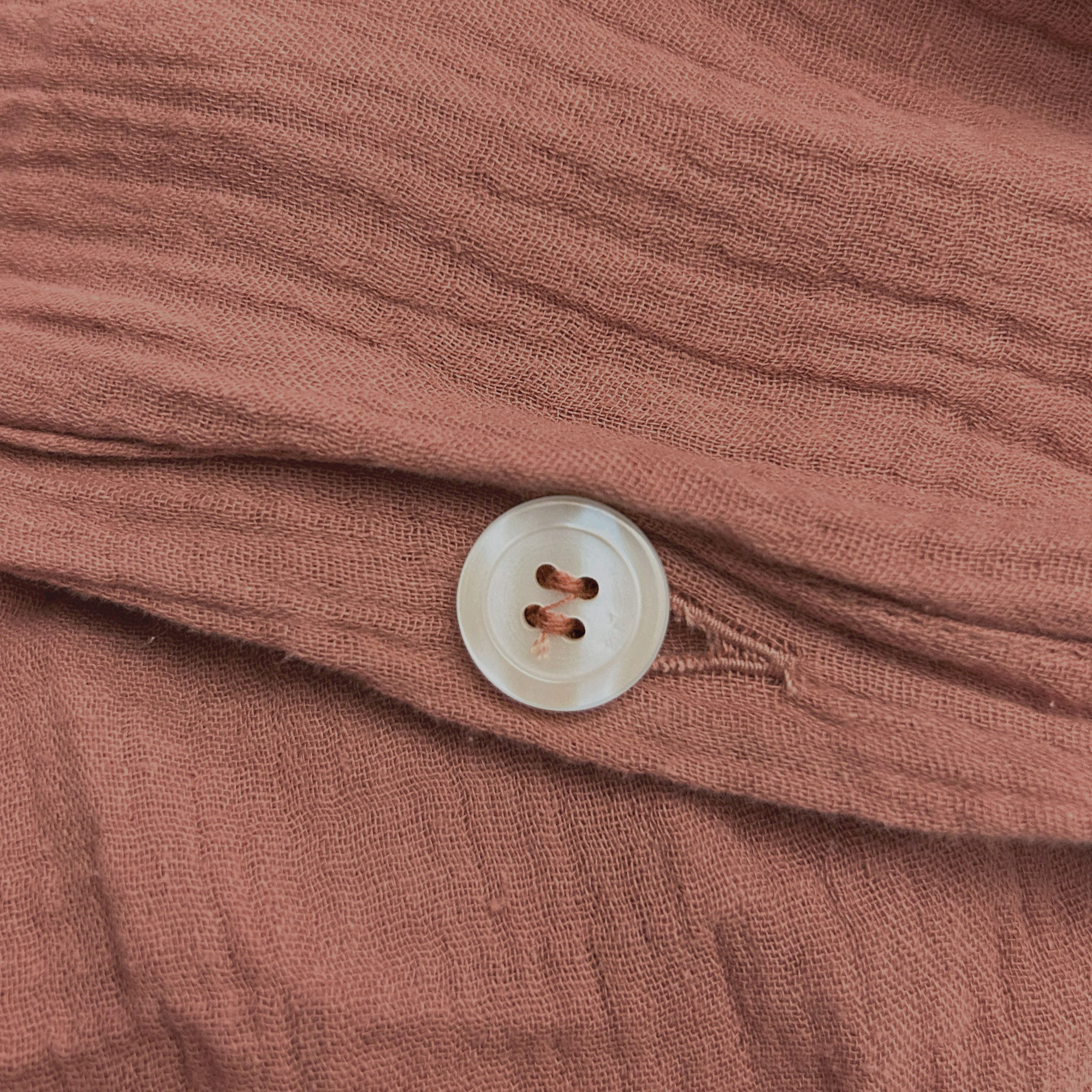 Parure de lit unie en coton, GAZE DE COTON