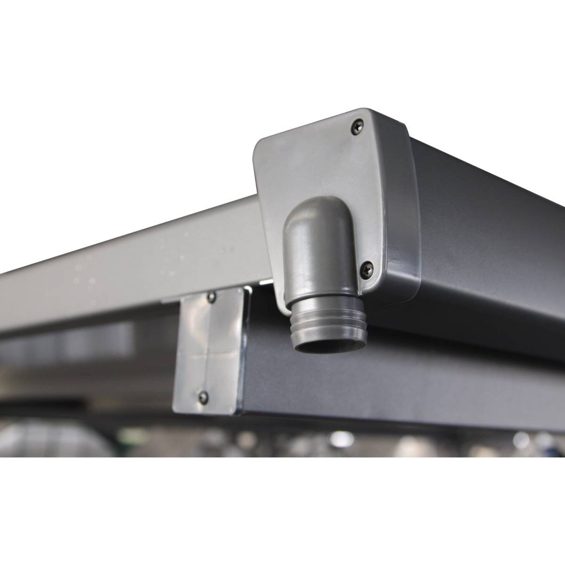 Carport voiture "Denver" - 5.02 x 3.13 x 2.05 m - Transparent / Noir