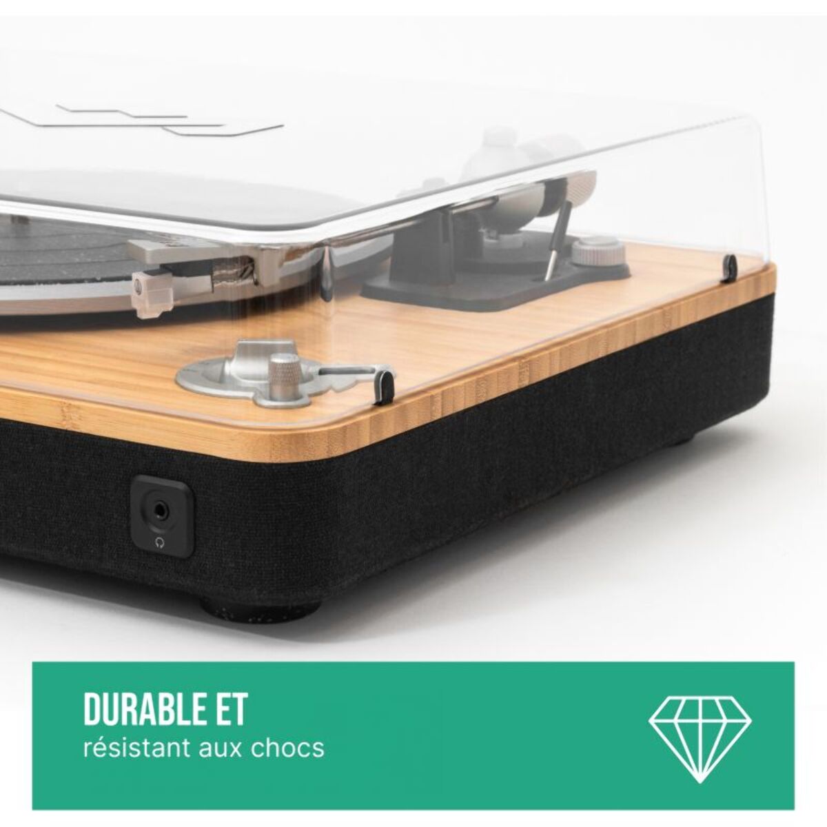 Accessoire MARLEY Couvercle en plexi recyclé pour platine