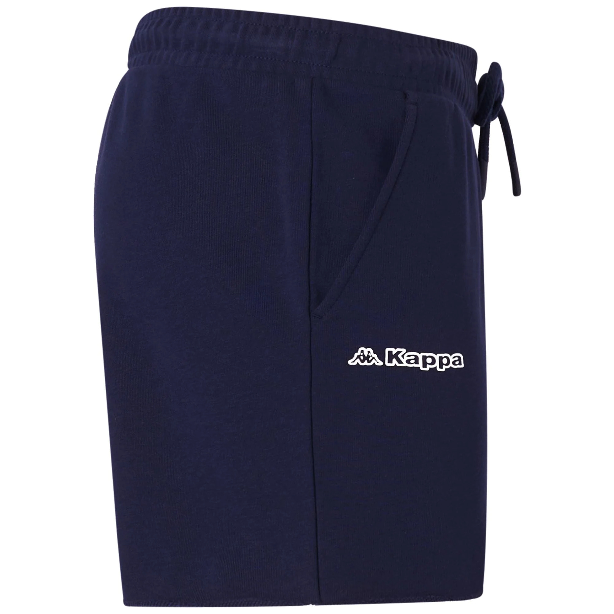 Pantaloni Corti Kappa Donna Logo Fefra Blu