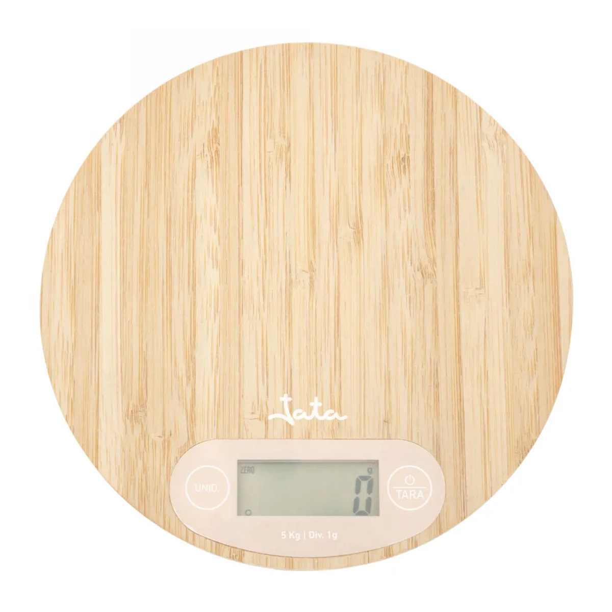 Báscula de cocina JATA HBAL1110 hasta 5 kg. Alta precisión. Función de tara. Visor LCD