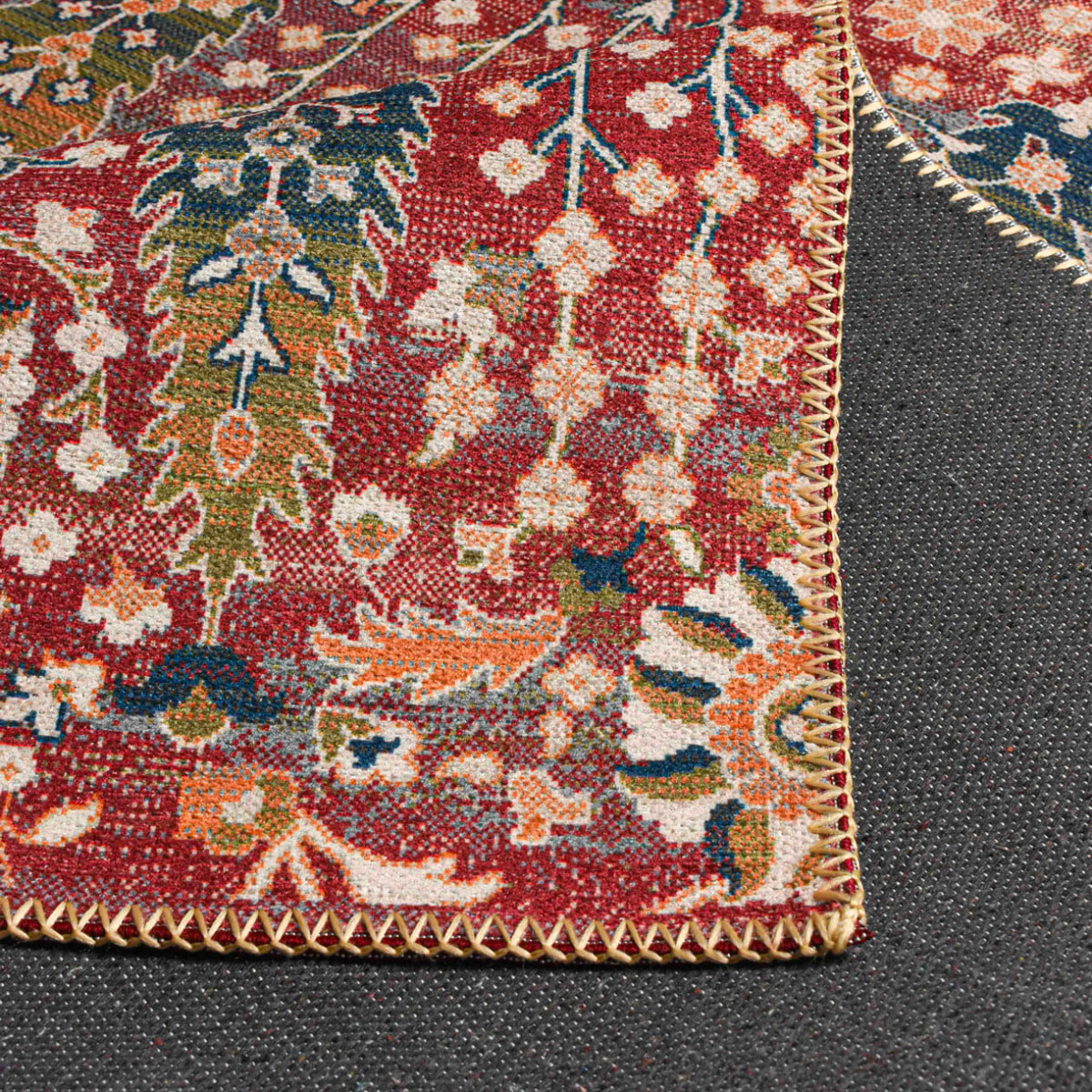 Radom - vintage lavable en machine, rouge