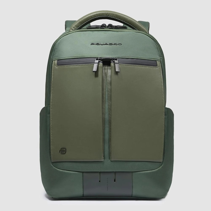 Piquadro Zaino porta pc 14 in tessuto riciclato