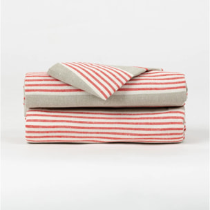 Mantel Rayas rojo